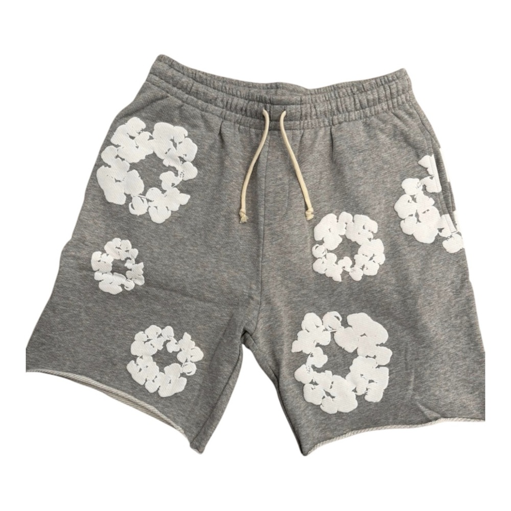 Denim Tears Cotton Wreath Shorts Grey Brand New